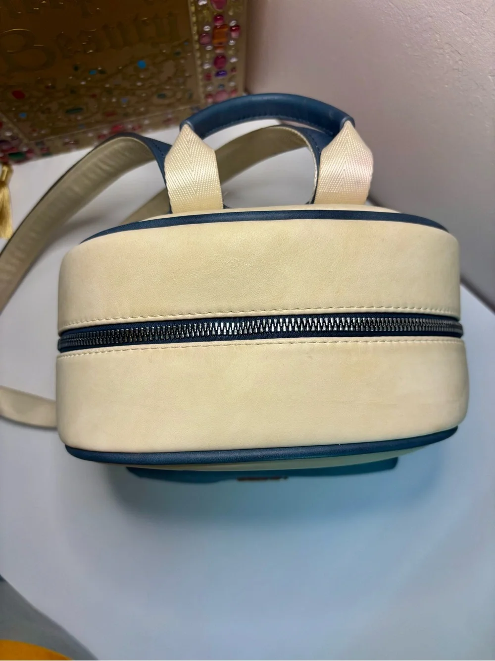 Star Wars Blue & Cream Ahsoka and Grogu Mini Backpack